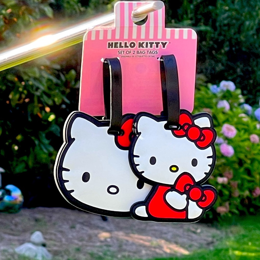 Viral TickTock Hello Kitty bag tags Set! ✈️🧳💗